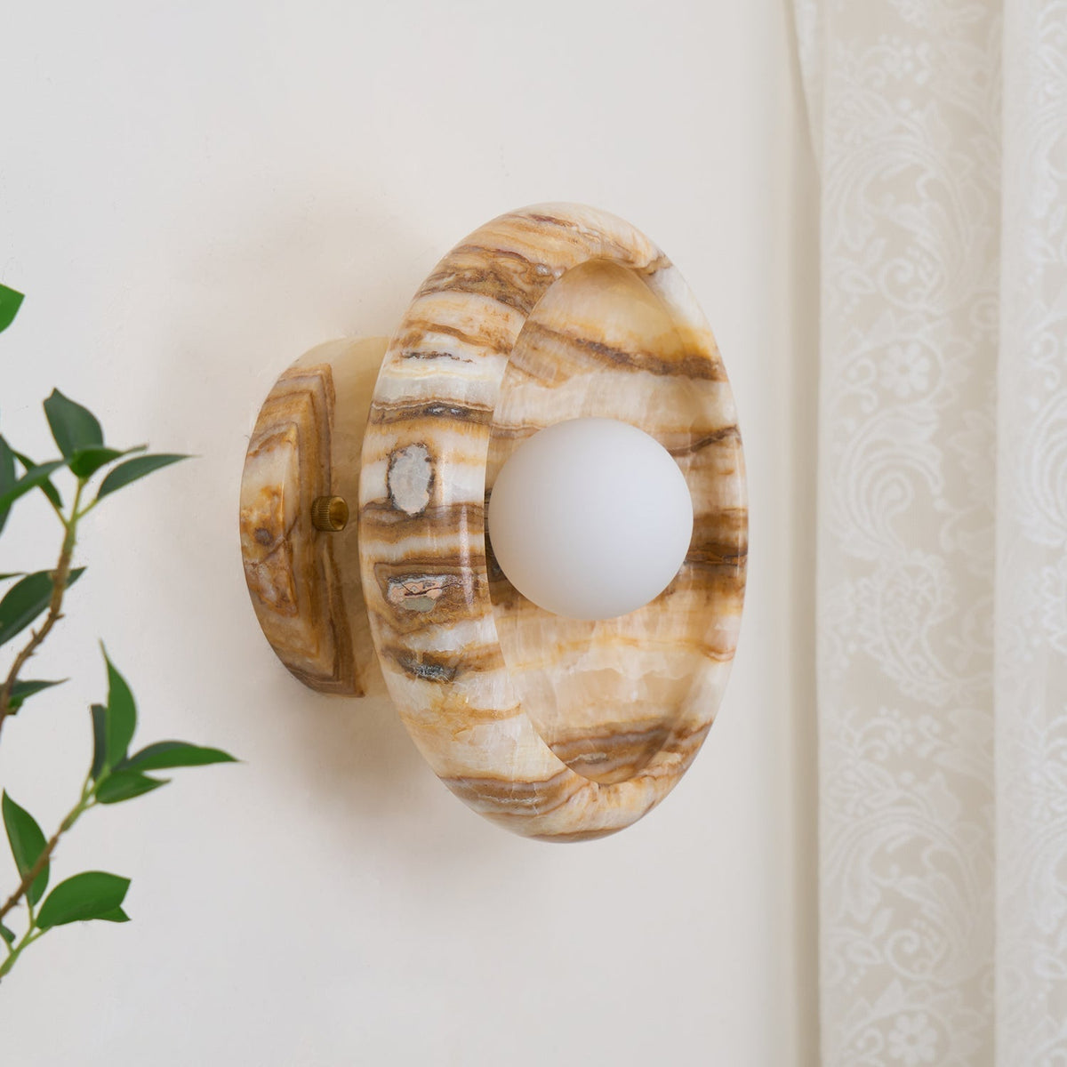 Onvix Natuurlijk Onyx wandlamp