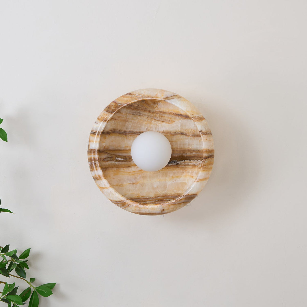 Onvix Natuurlijk Onyx wandlamp