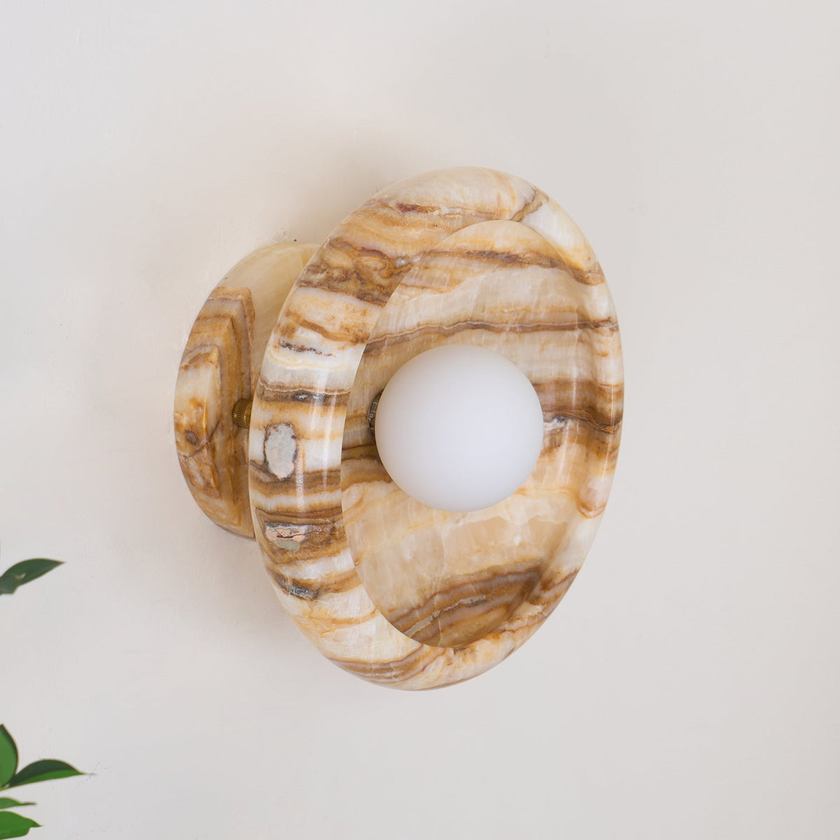 Onvix Natuurlijk Onyx wandlamp