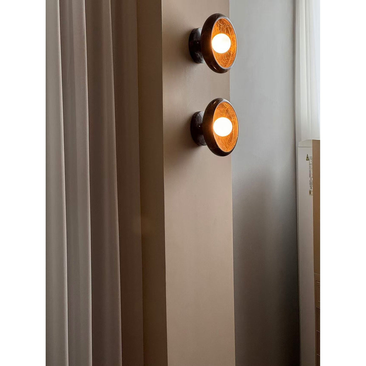 Agal wandlamp