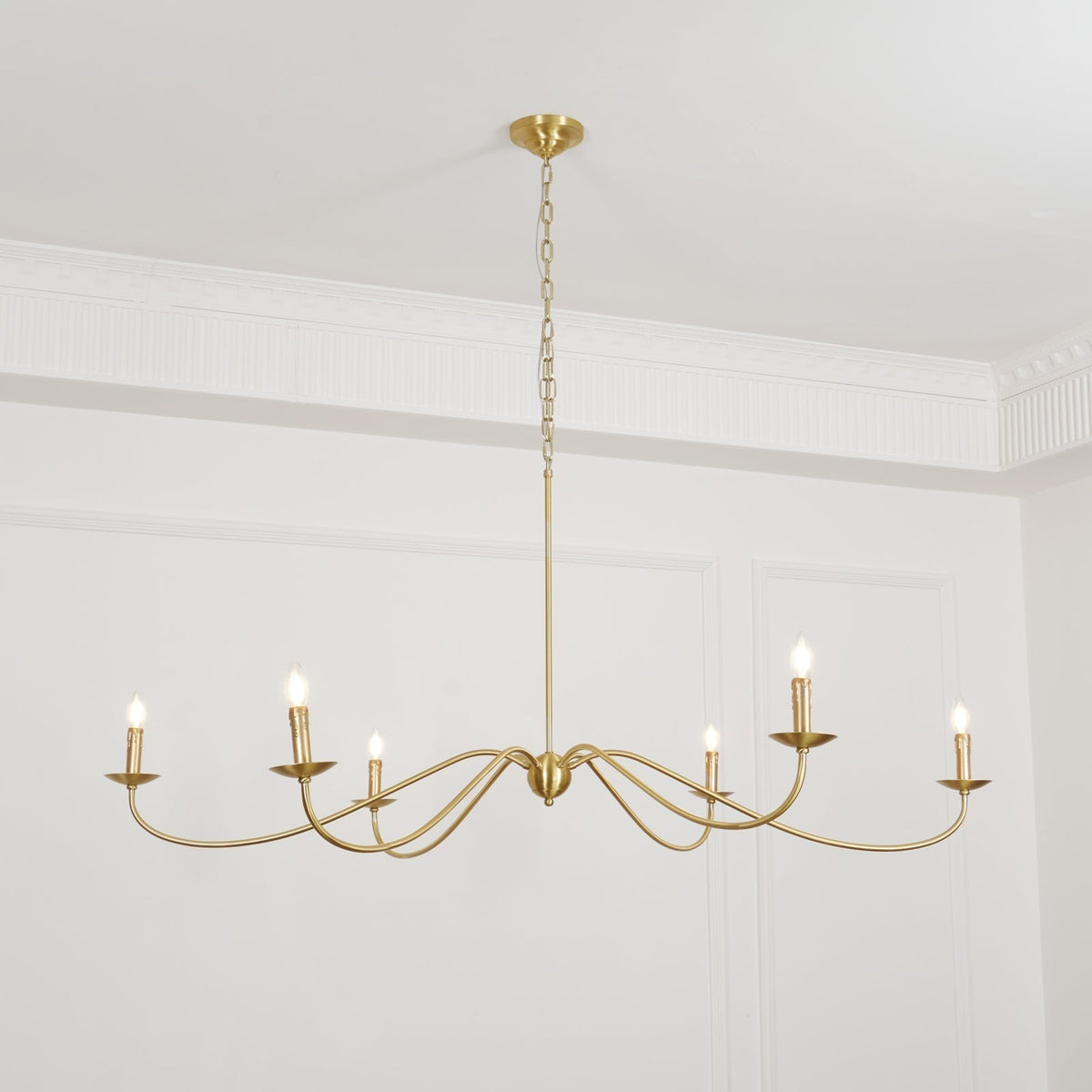 Varese Kroonluchter 6-Licht Kaars
