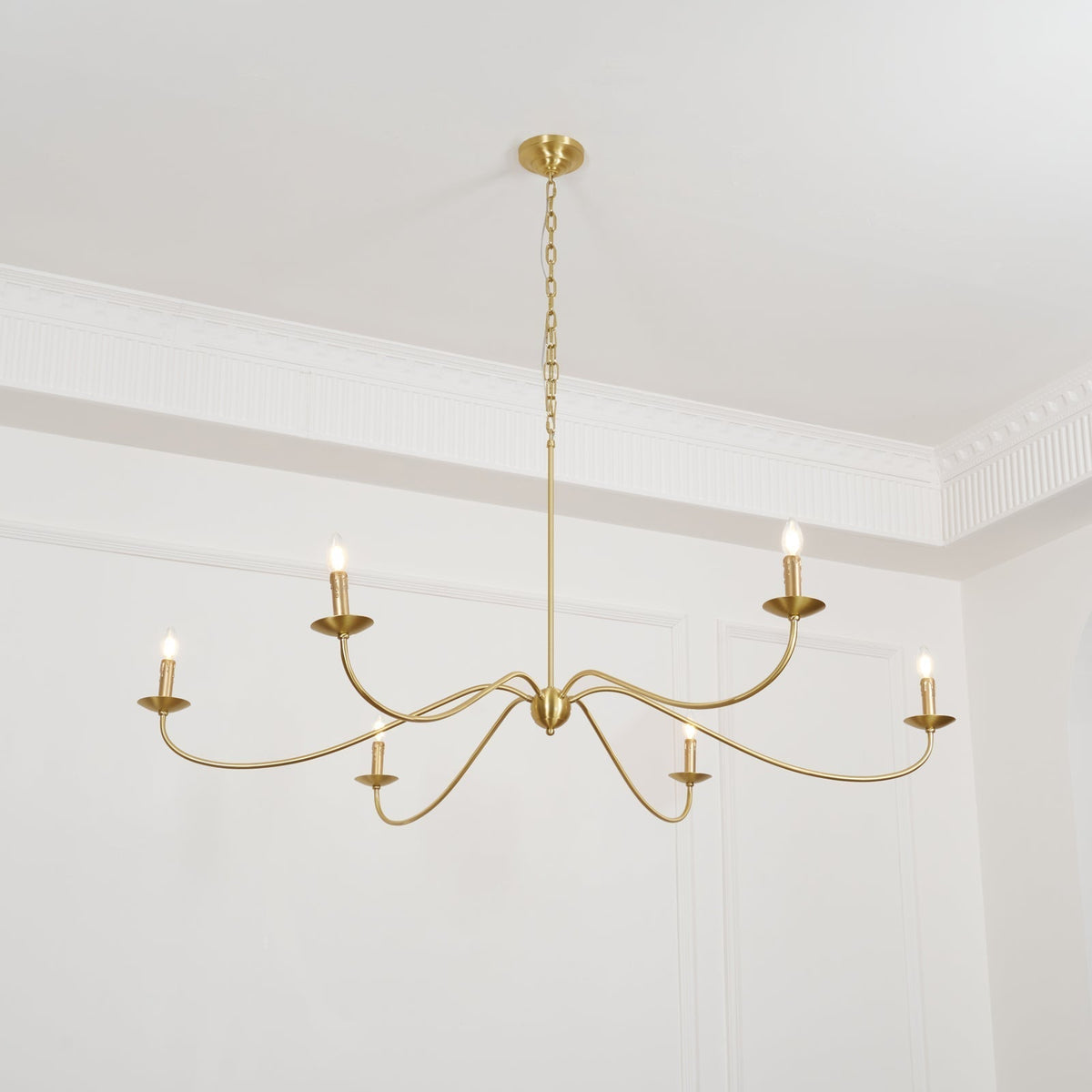 Varese Kroonluchter 6-Licht Kaars