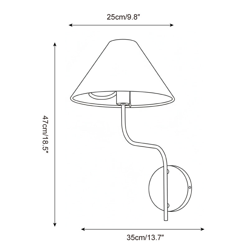 Scarlett wandlamp
