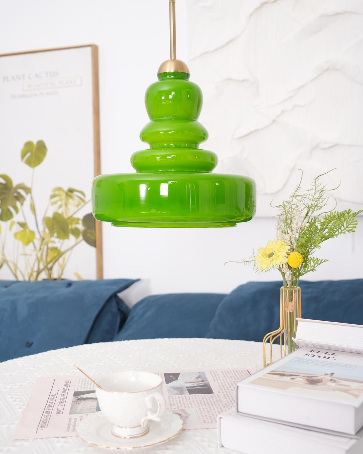Eiraenne hanglamp Schoolhouse-glaslagen voor woonkamer