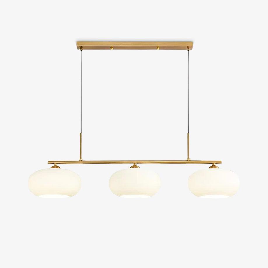 Lumeiella hanglamp 3-licht bolvormig lineair