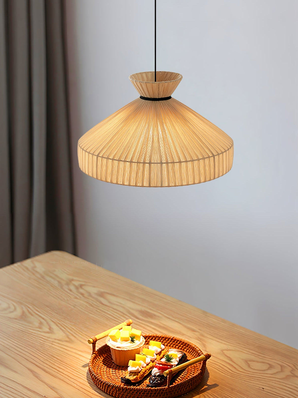 Cusoren elegantie Tide hanglamp van jute