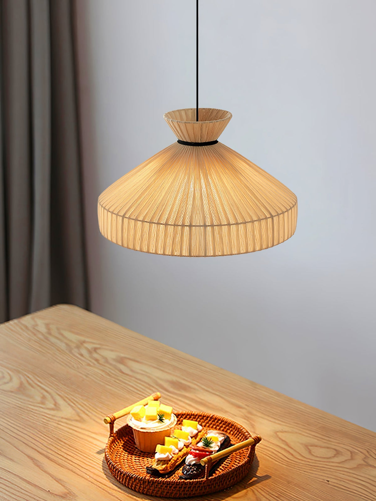 Cusoren elegantie Tide hanglamp van jute