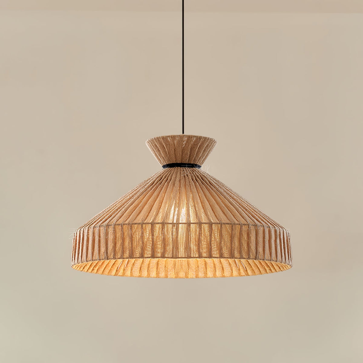 Cusoren elegantie Tide hanglamp van jute