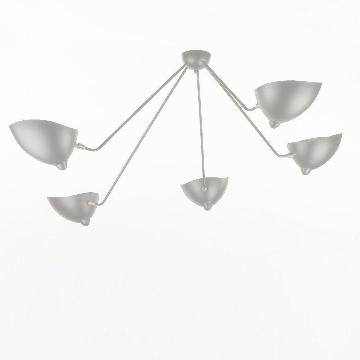 Elaoraine plafondlamp driearm zwart sculpturaal