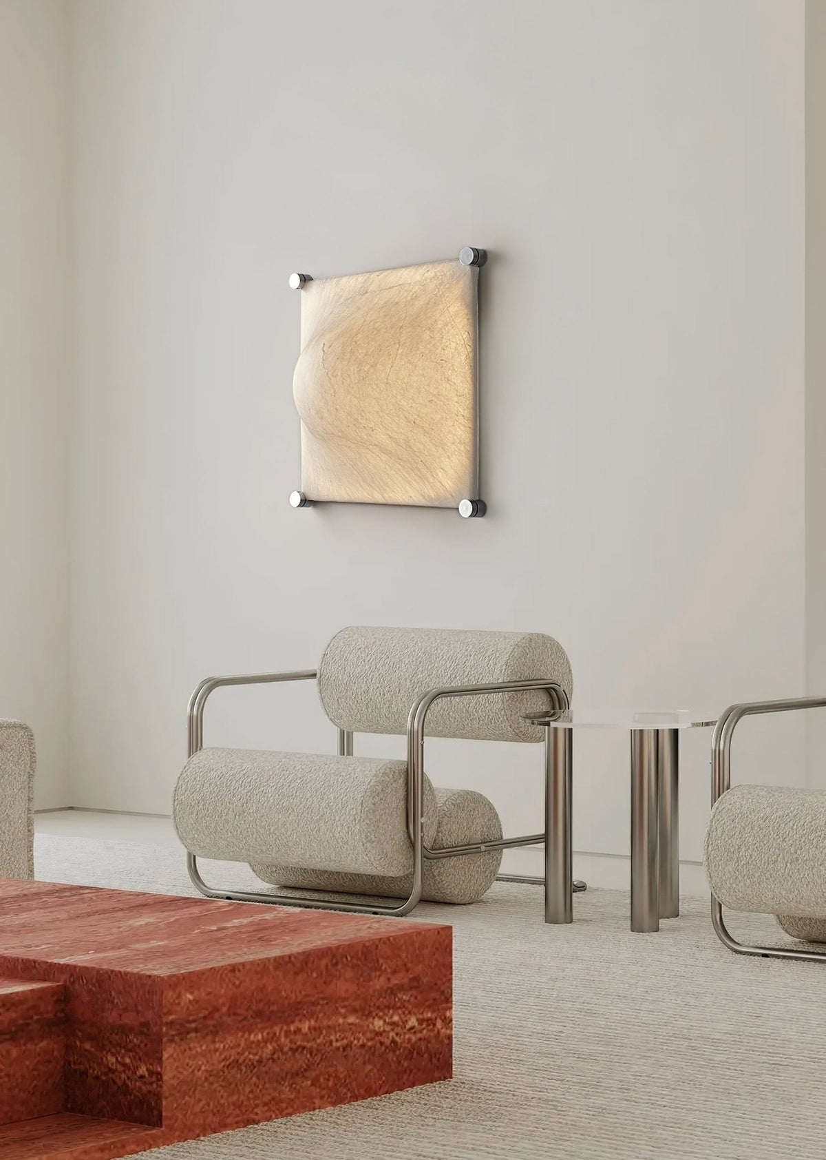 Panel Rustic Silk wandlamp