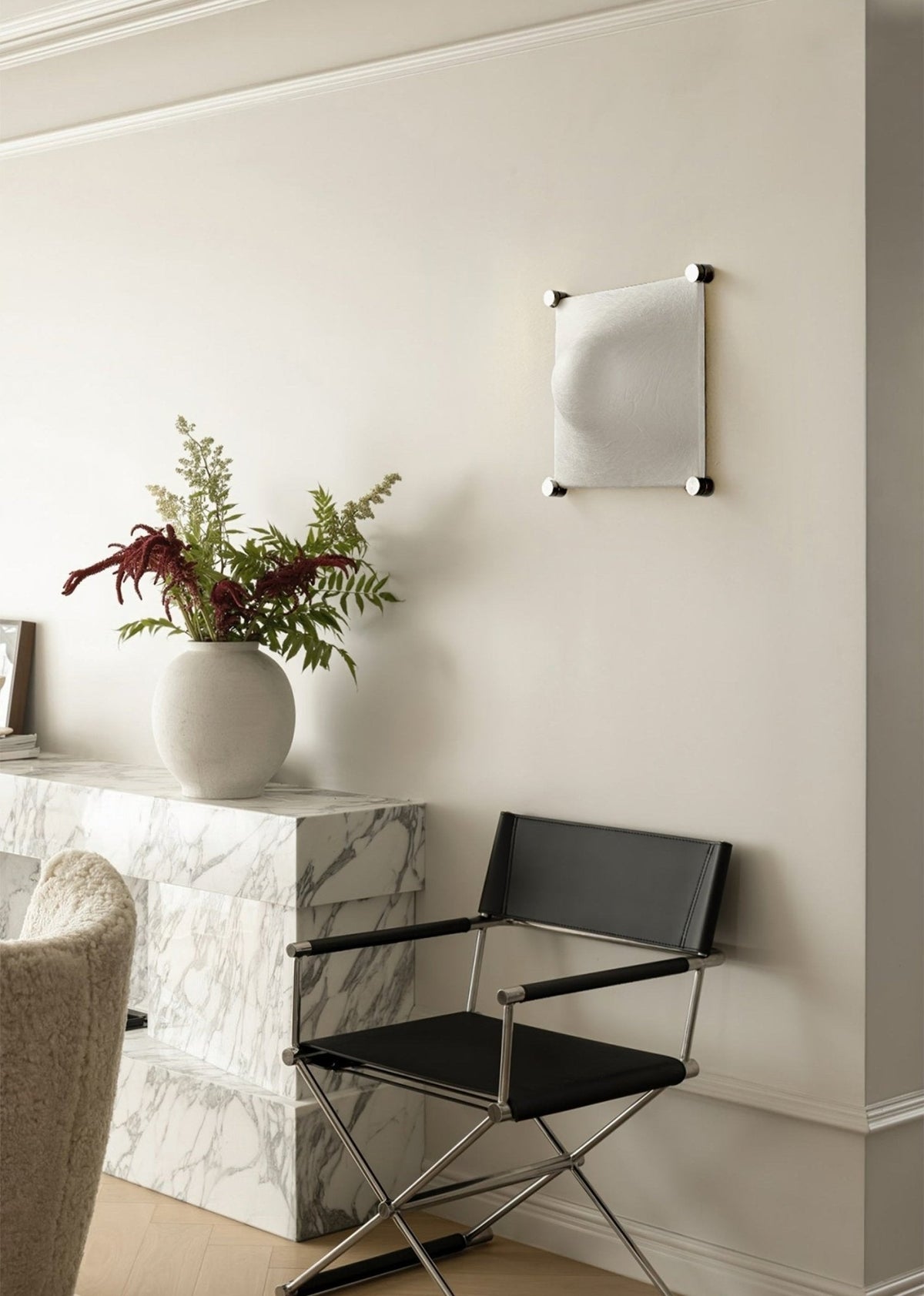 Panel Rustic Silk wandlamp