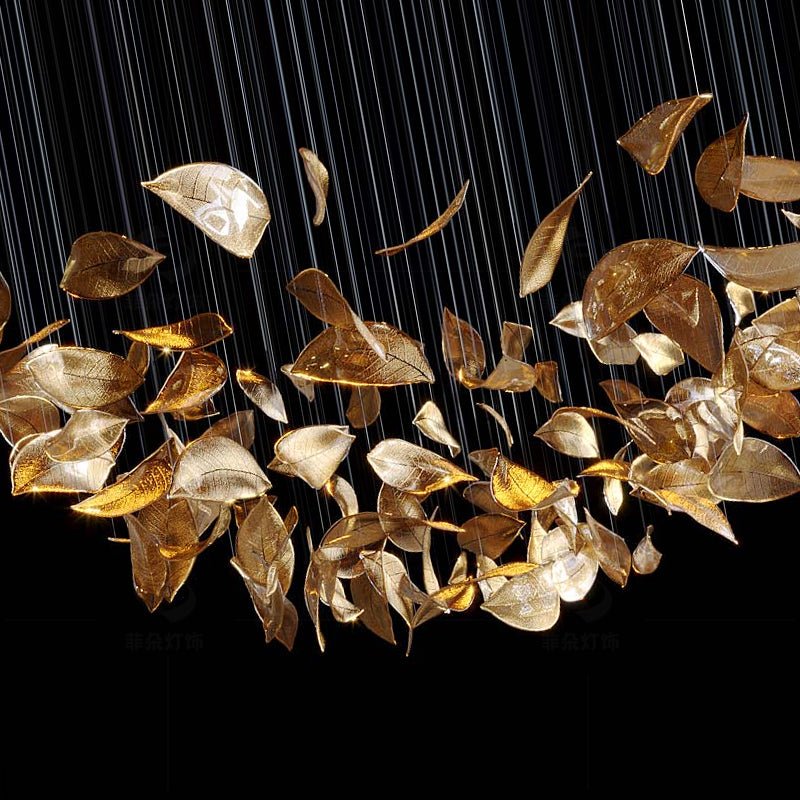 Darien Iridescent Leaf hanglamp