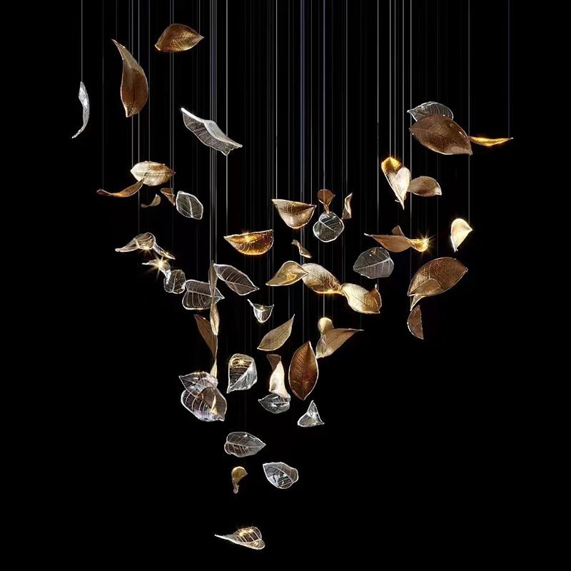 Darien Iridescent Leaf hanglamp