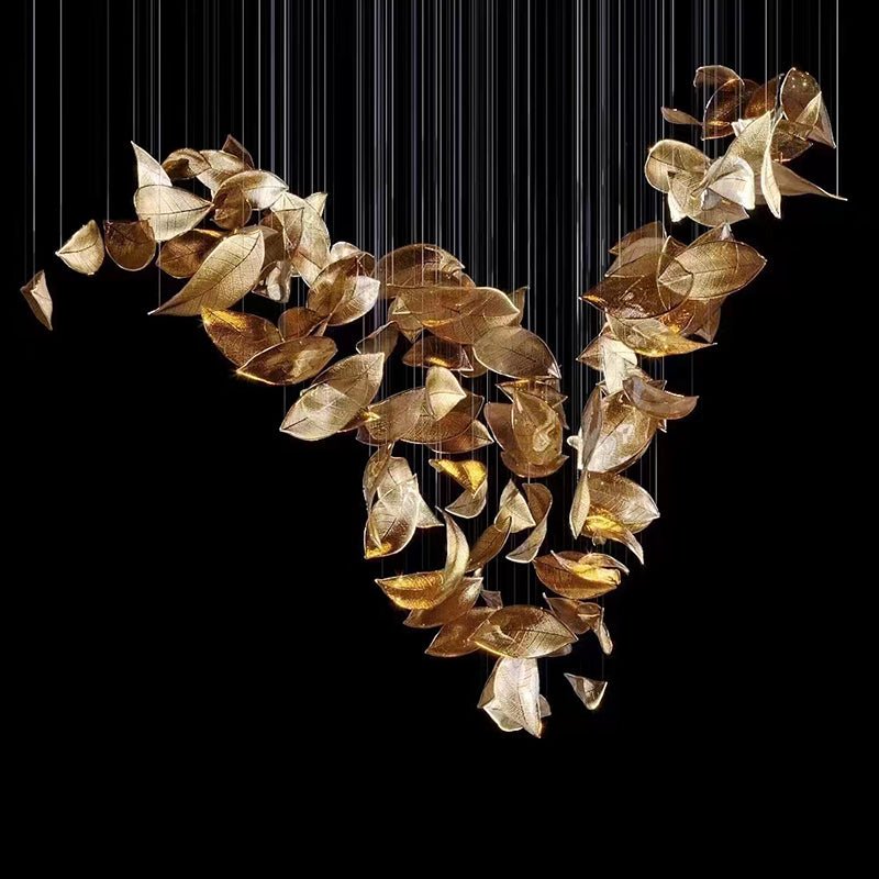 Darien Iridescent Leaf hanglamp