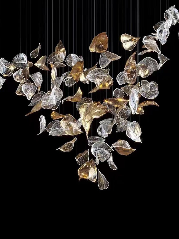 Darien Iridescent Leaf hanglamp