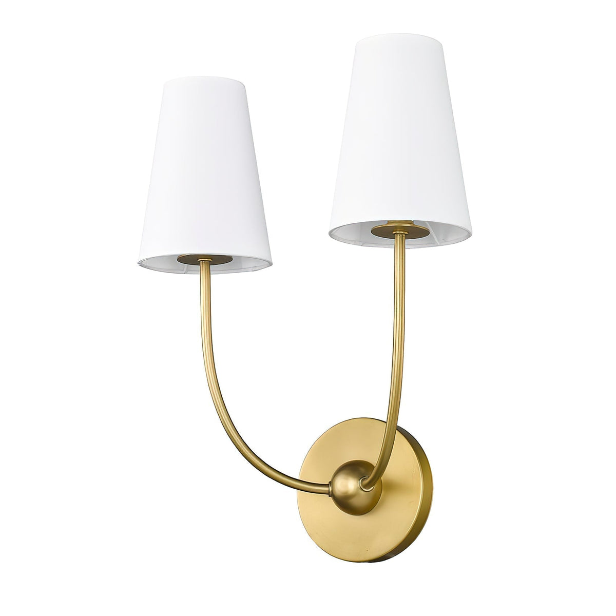 Miriviella wandlamp met stoffen kap