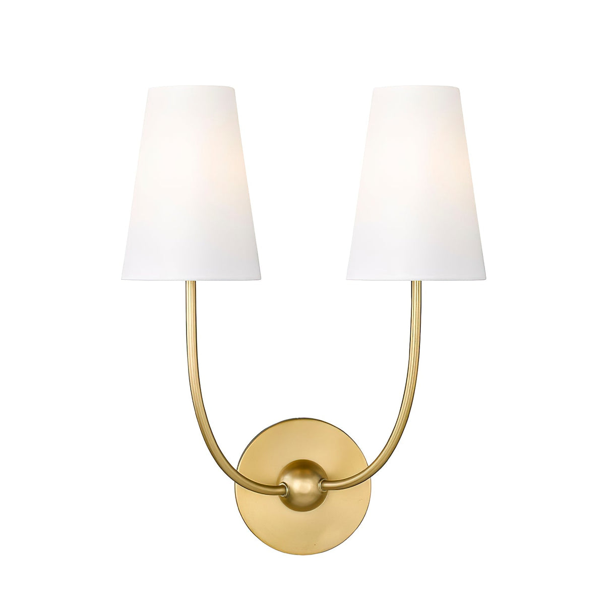 Miriviella wandlamp met stoffen kap