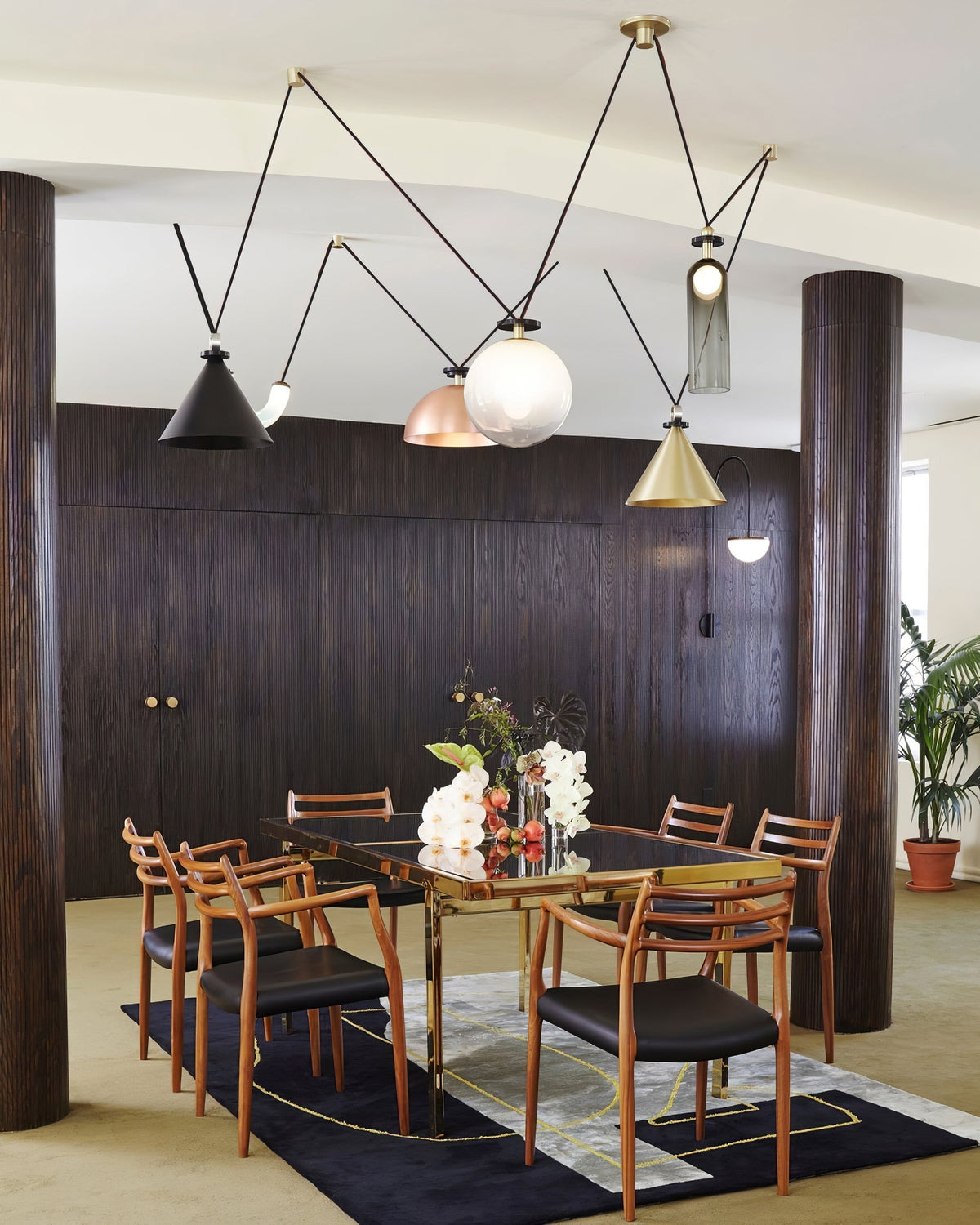 Noro verstelbare hanglamp met meerdere vormen