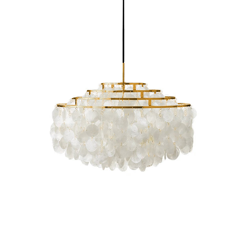 Rivena hanglamp Ronde Schelp Ring