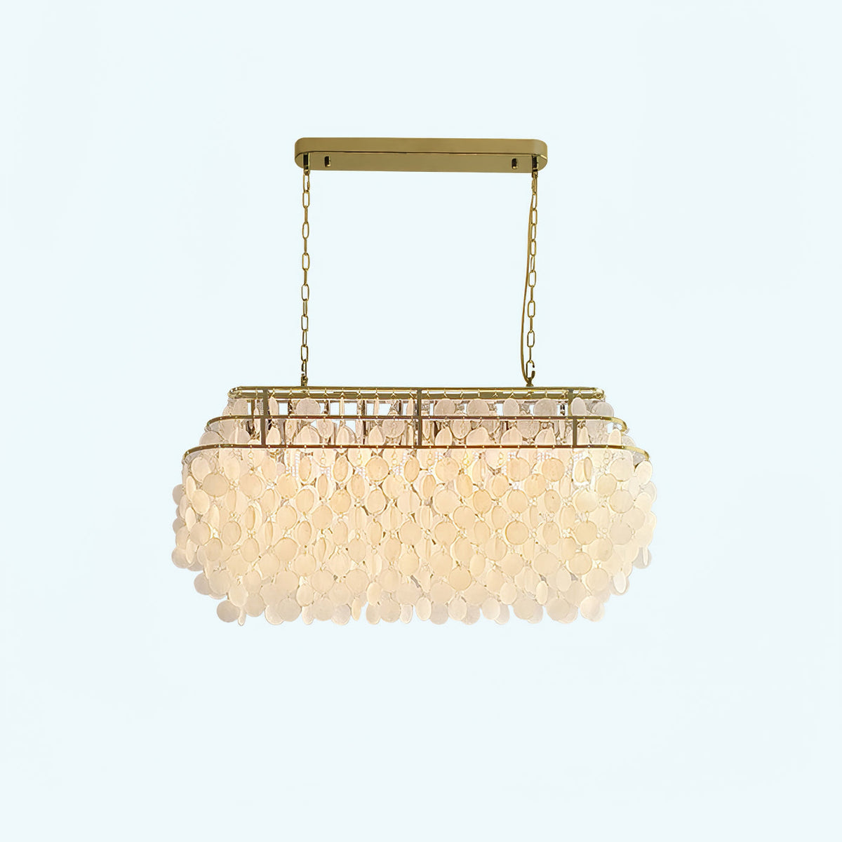 Rivena hanglamp Ronde Schelp Ring