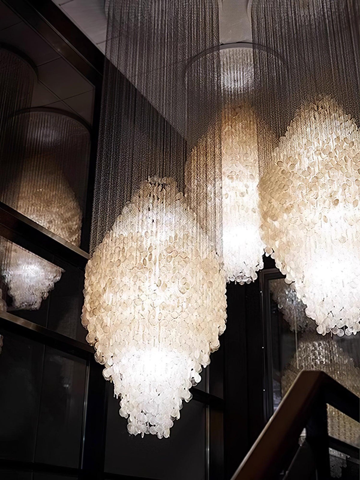 Neloza Coastal Shell Waterfall hanglamp