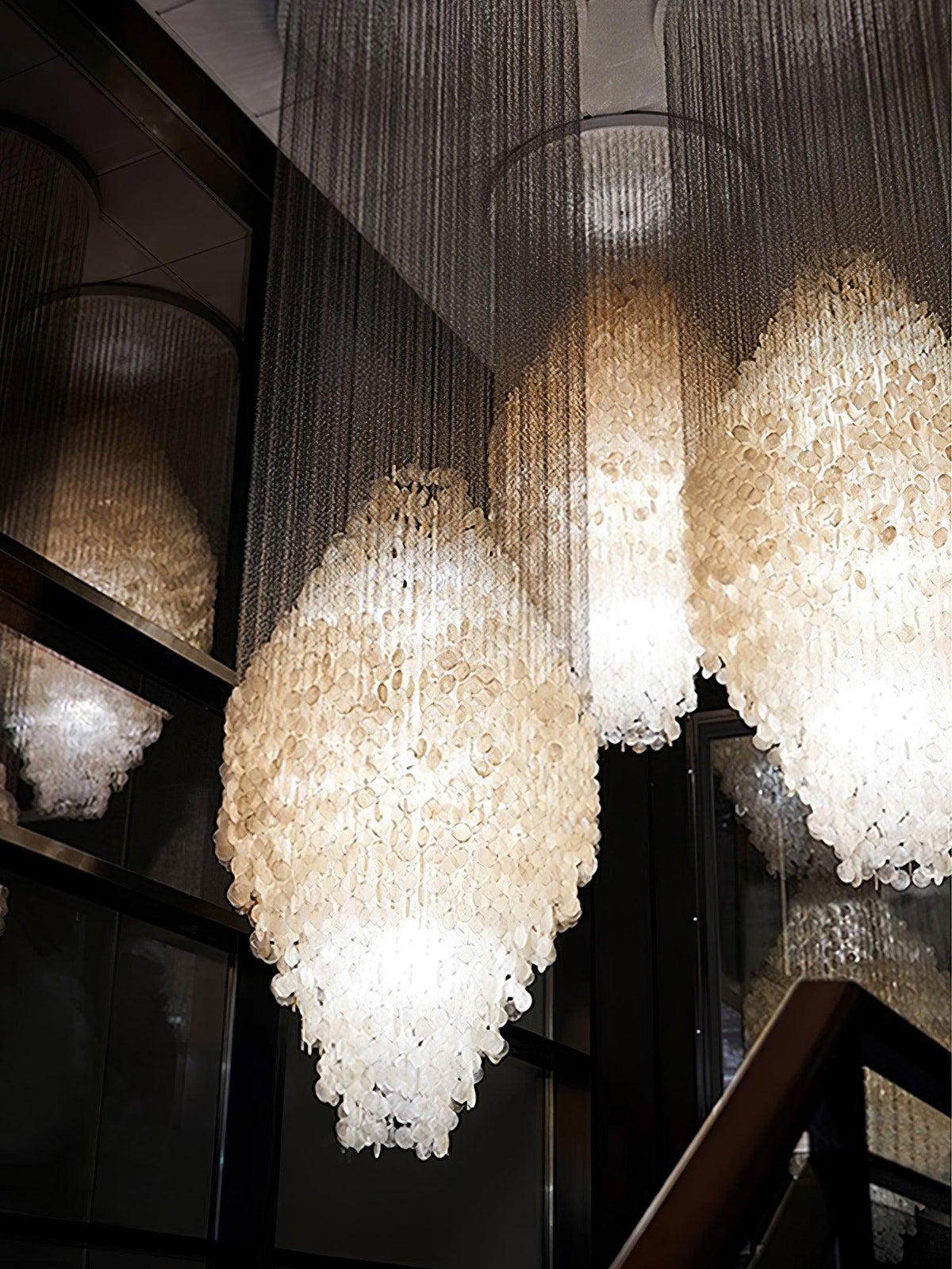 Neloza Coastal Shell Waterfall hanglamp