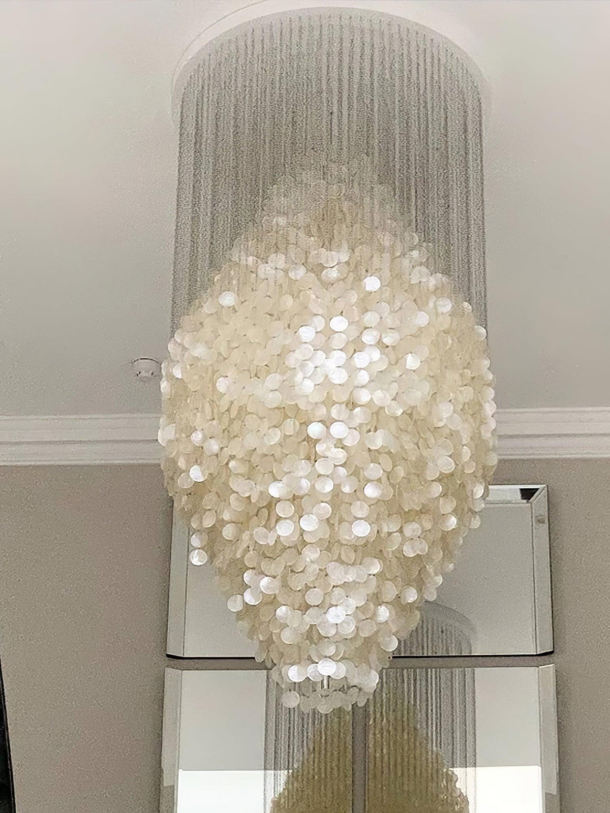 Neloza Coastal Shell Waterfall hanglamp