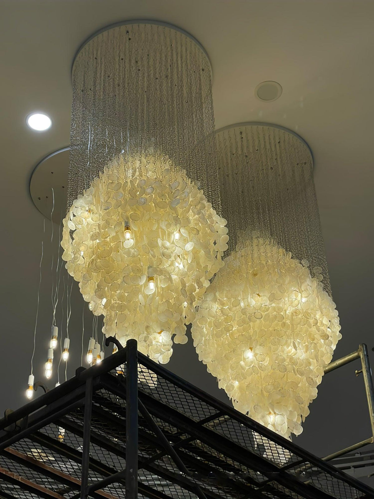 Neloza Coastal Shell Waterfall hanglamp