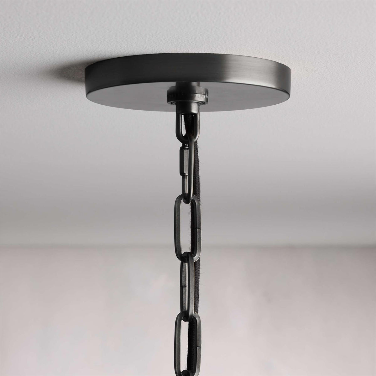 Fioeraine hanglamp met stoffen kap