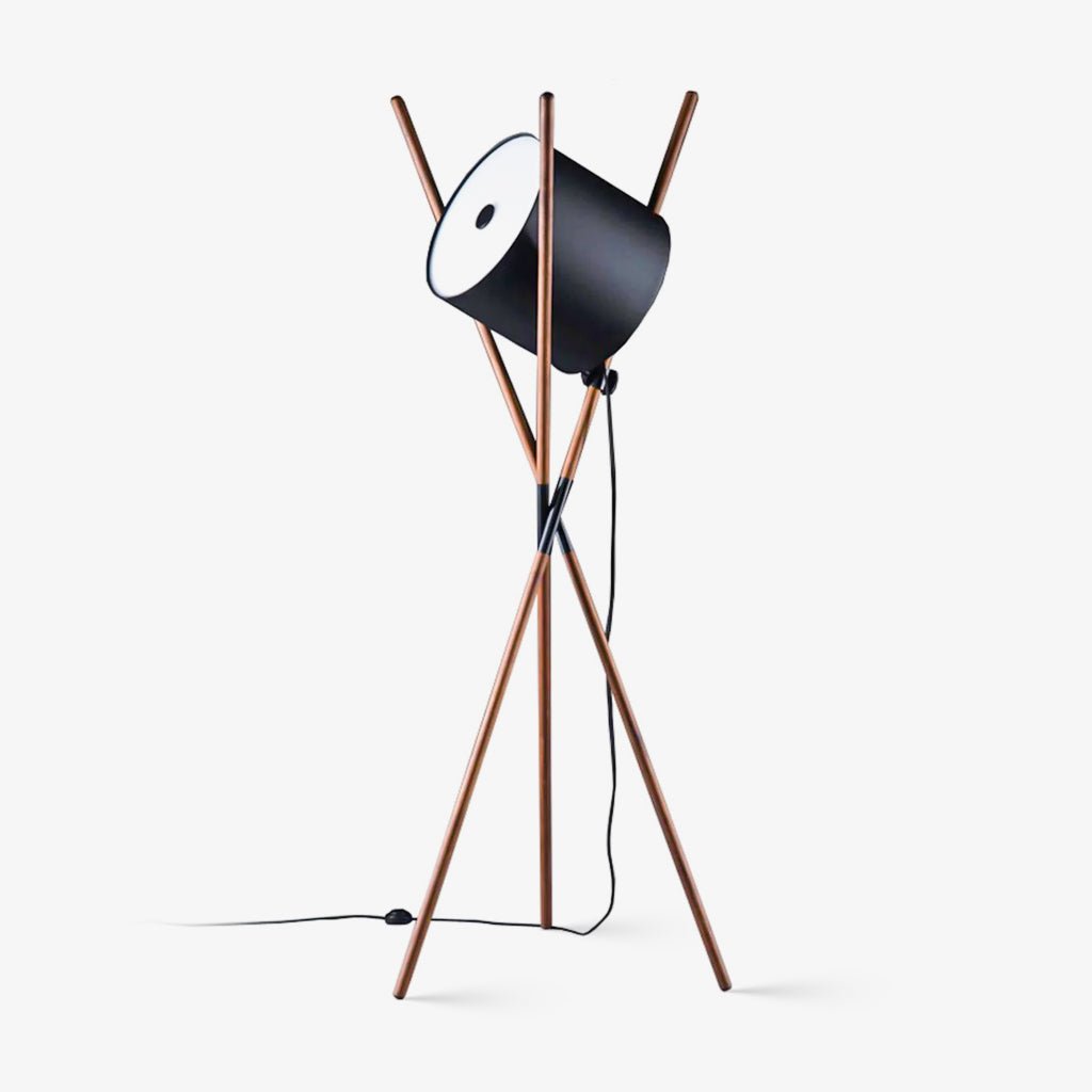 Syloena moderne houten vloerlamp
