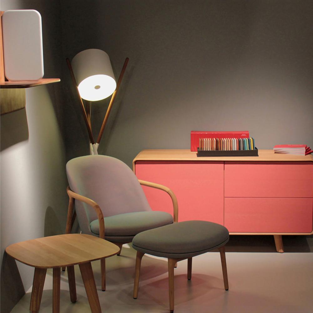 Syloena moderne houten vloerlamp