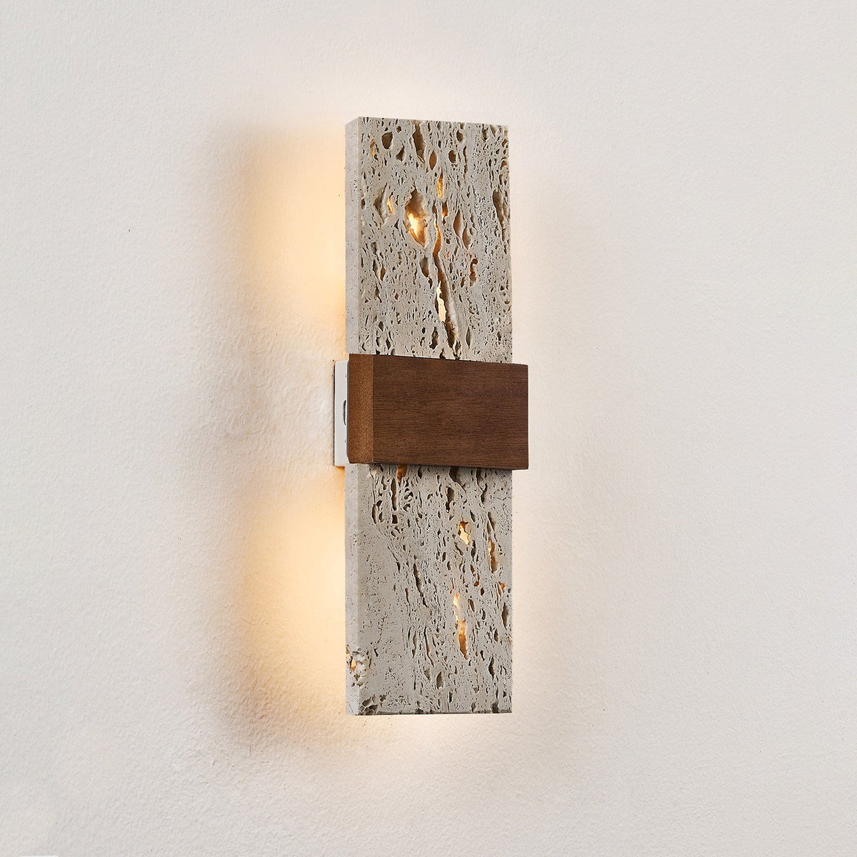 Lucen travertin wandlamp