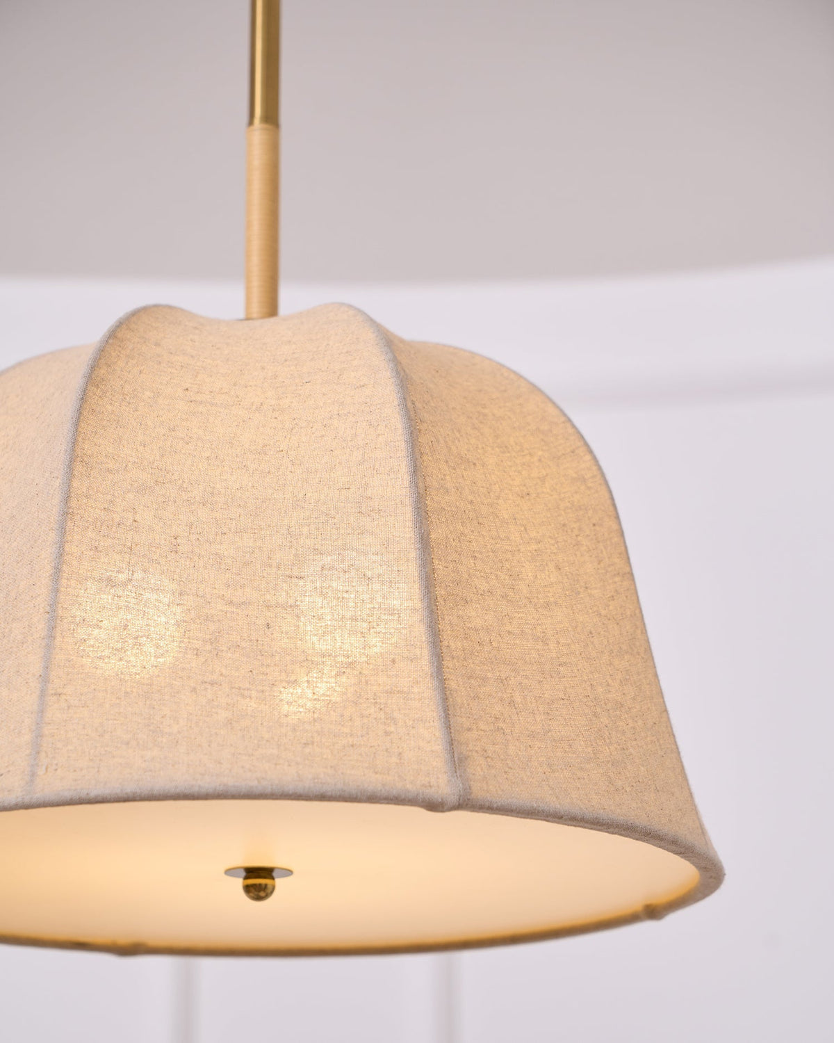 Fioalielle Vintage hanglamp van Linnen in Beige