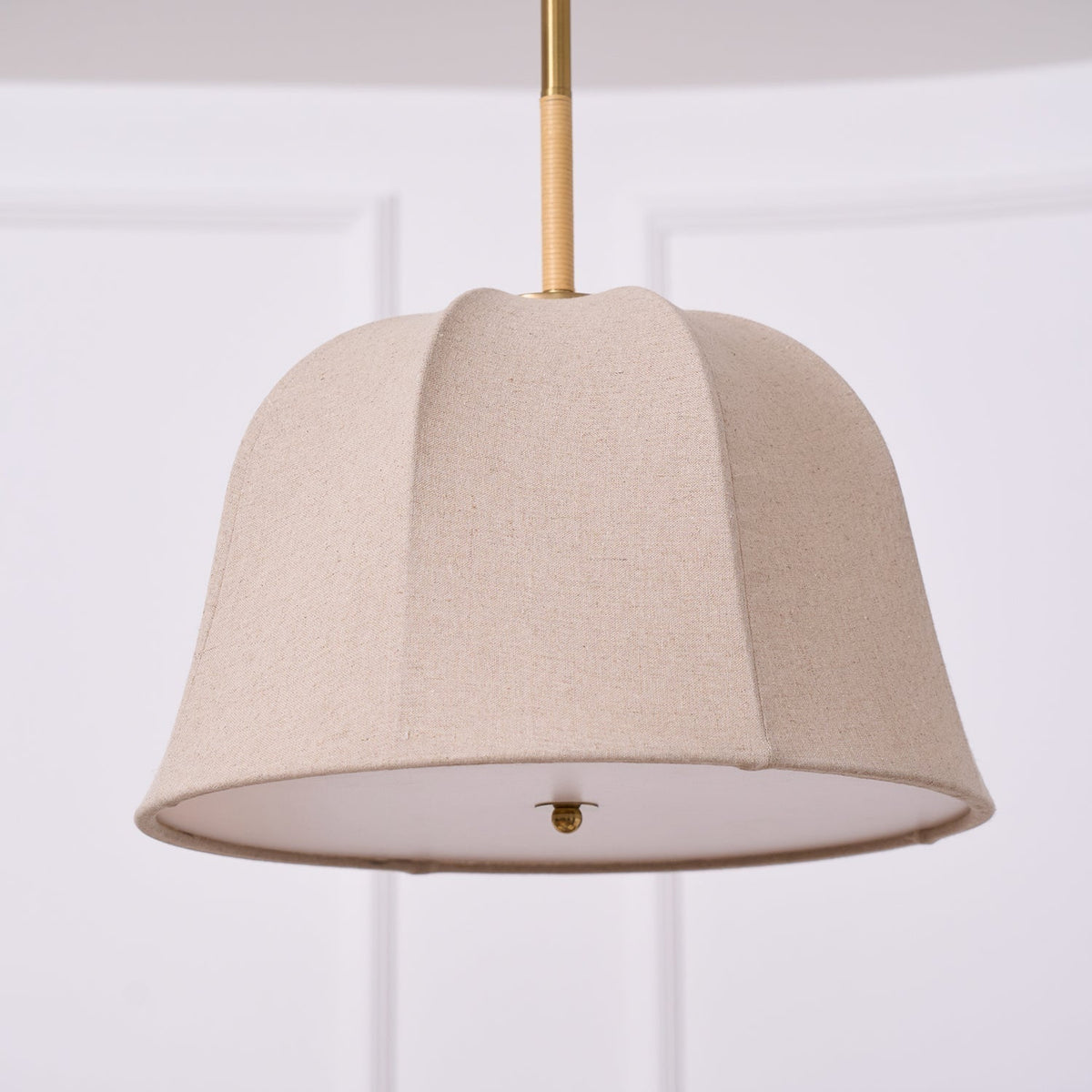 Fioalielle Vintage hanglamp van Linnen in Beige