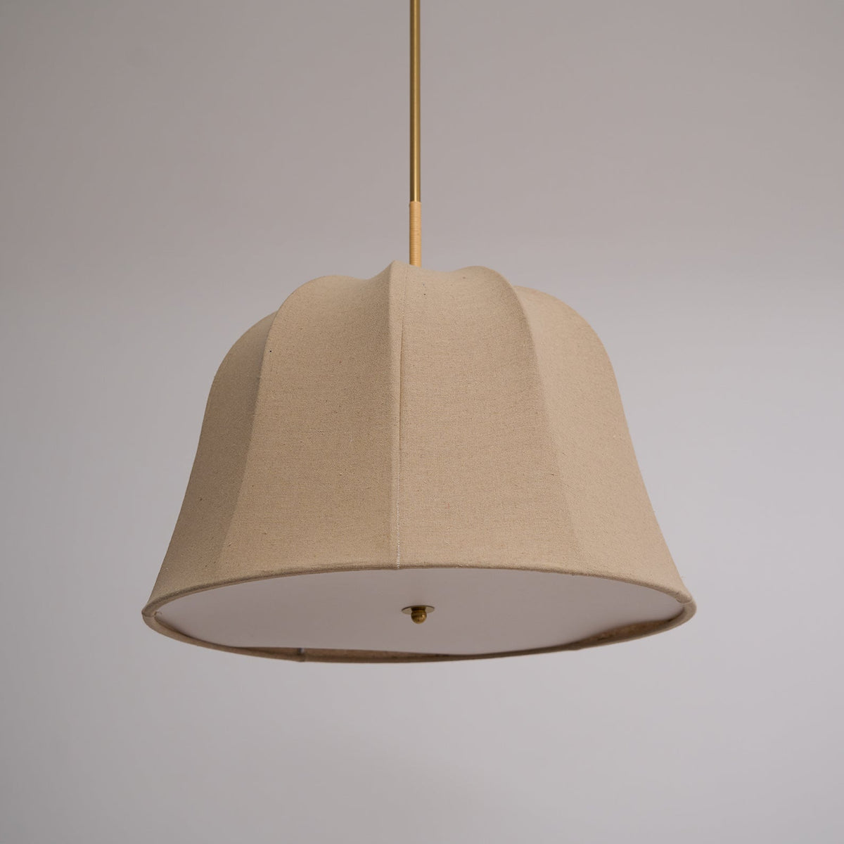 Fioalielle Vintage hanglamp van Linnen in Beige
