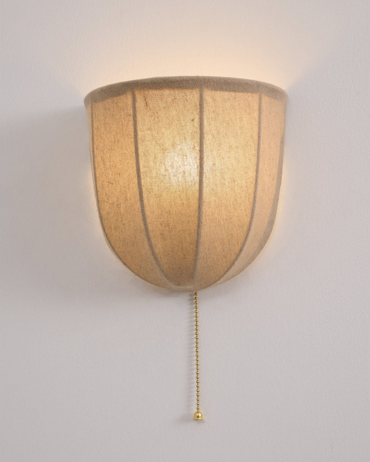 Griswold wandlamp met linnen stof