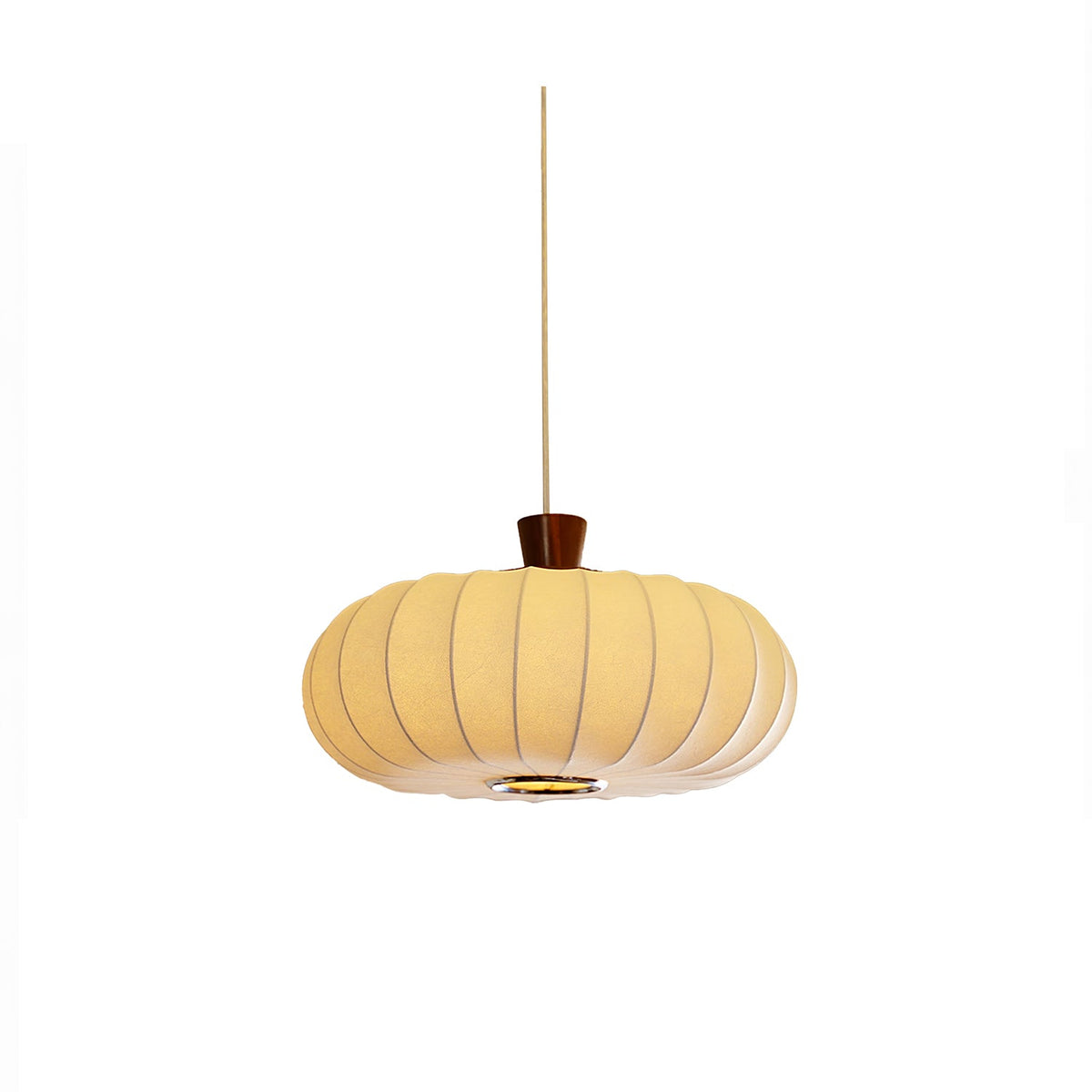 Aldeelia hanglamp van zijden hout in retrostijl