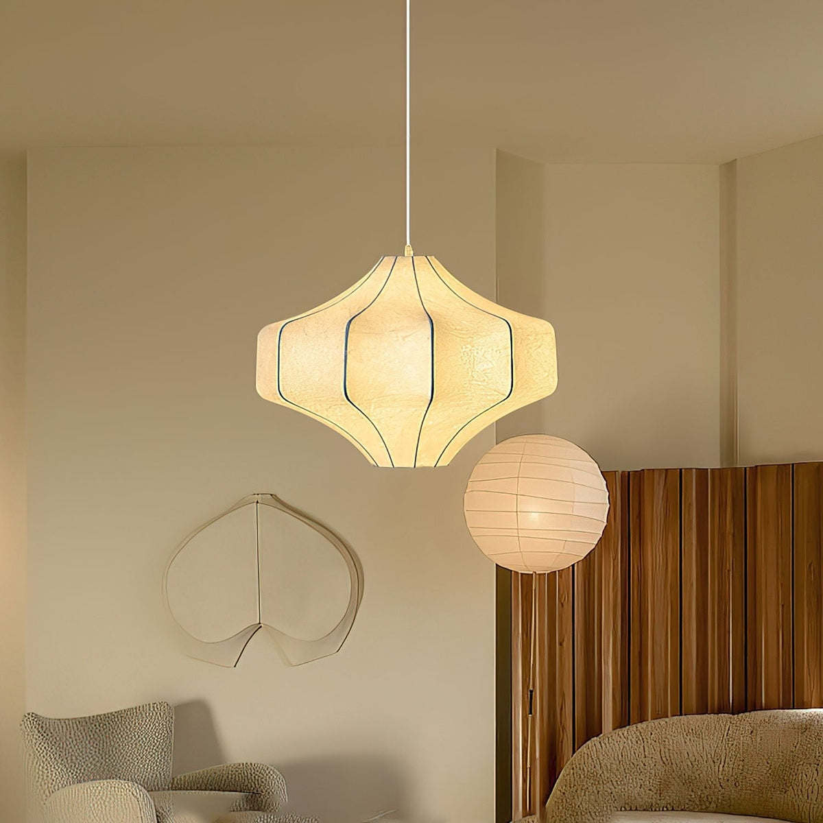 Elixor Silken Aura Zijde hanglamp