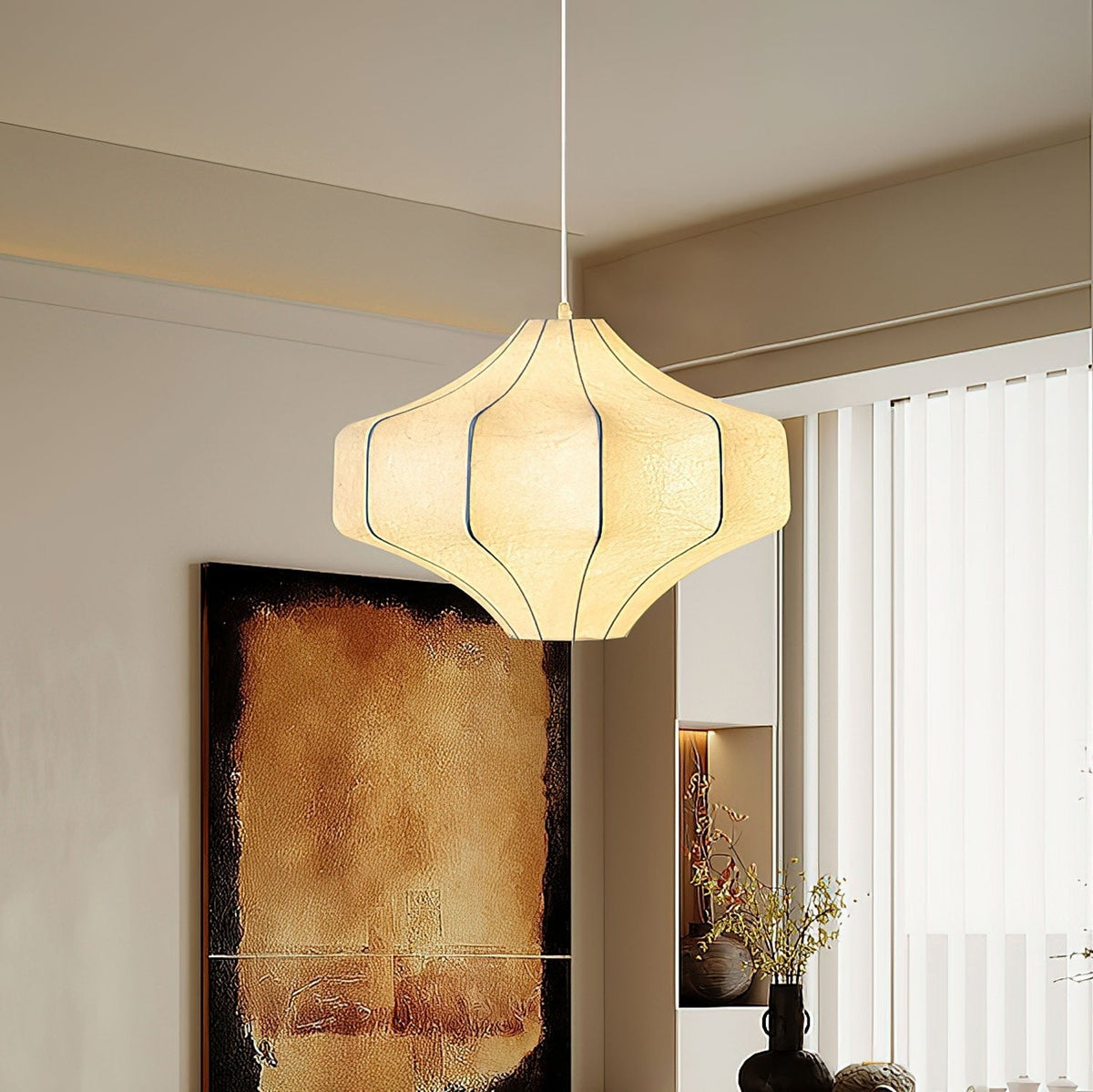 Elixor Silken Aura Zijde hanglamp
