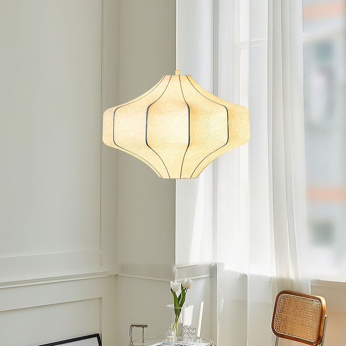 Elixor Silken Aura Zijde hanglamp