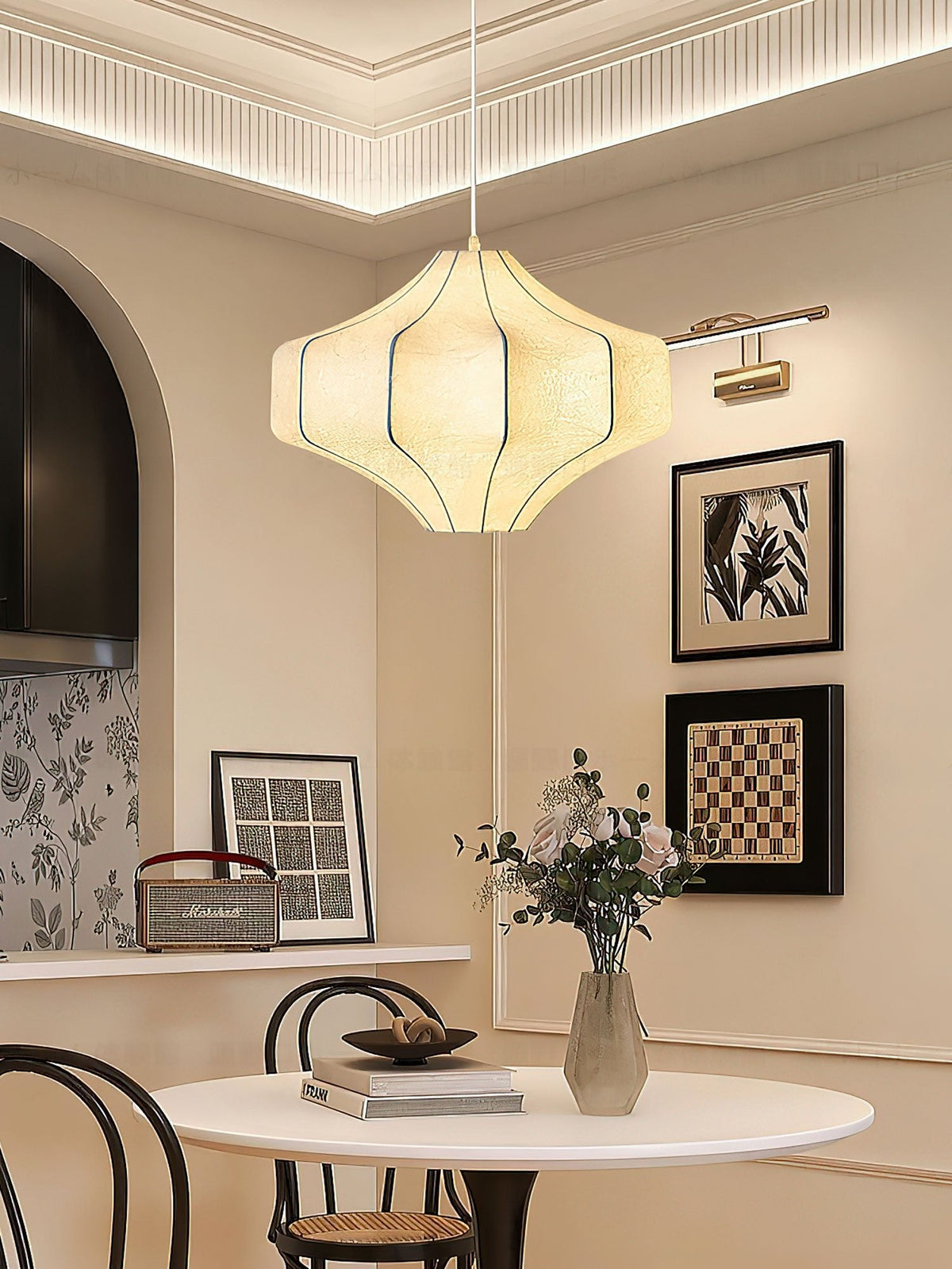 Elixor Silken Aura Zijde hanglamp