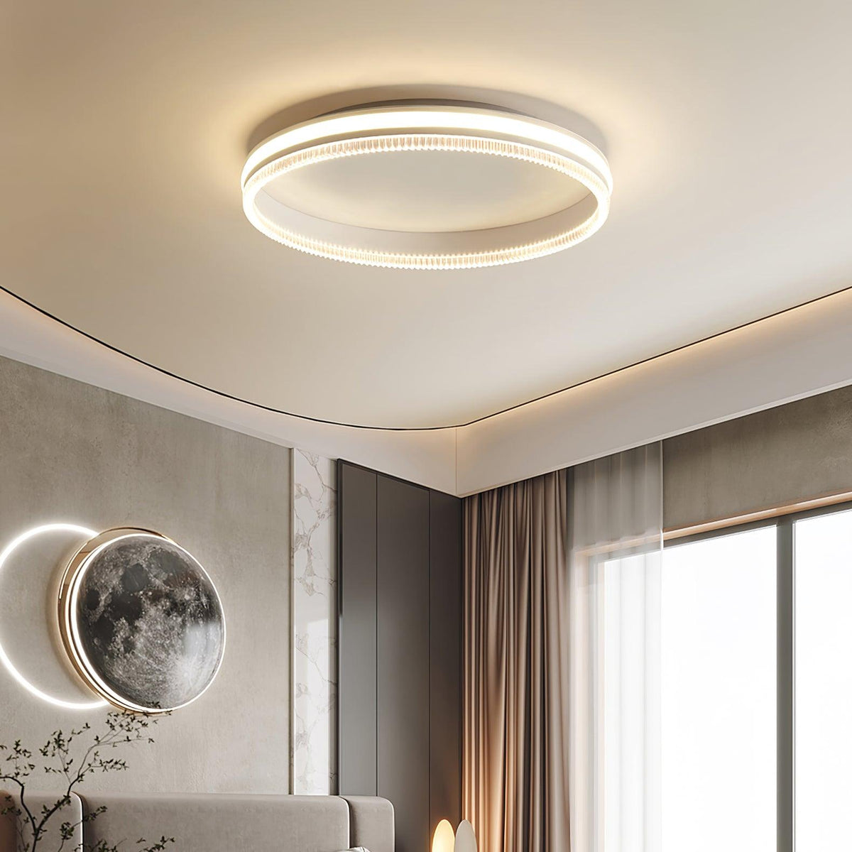Eclipse modern Acryl Plafondlamp