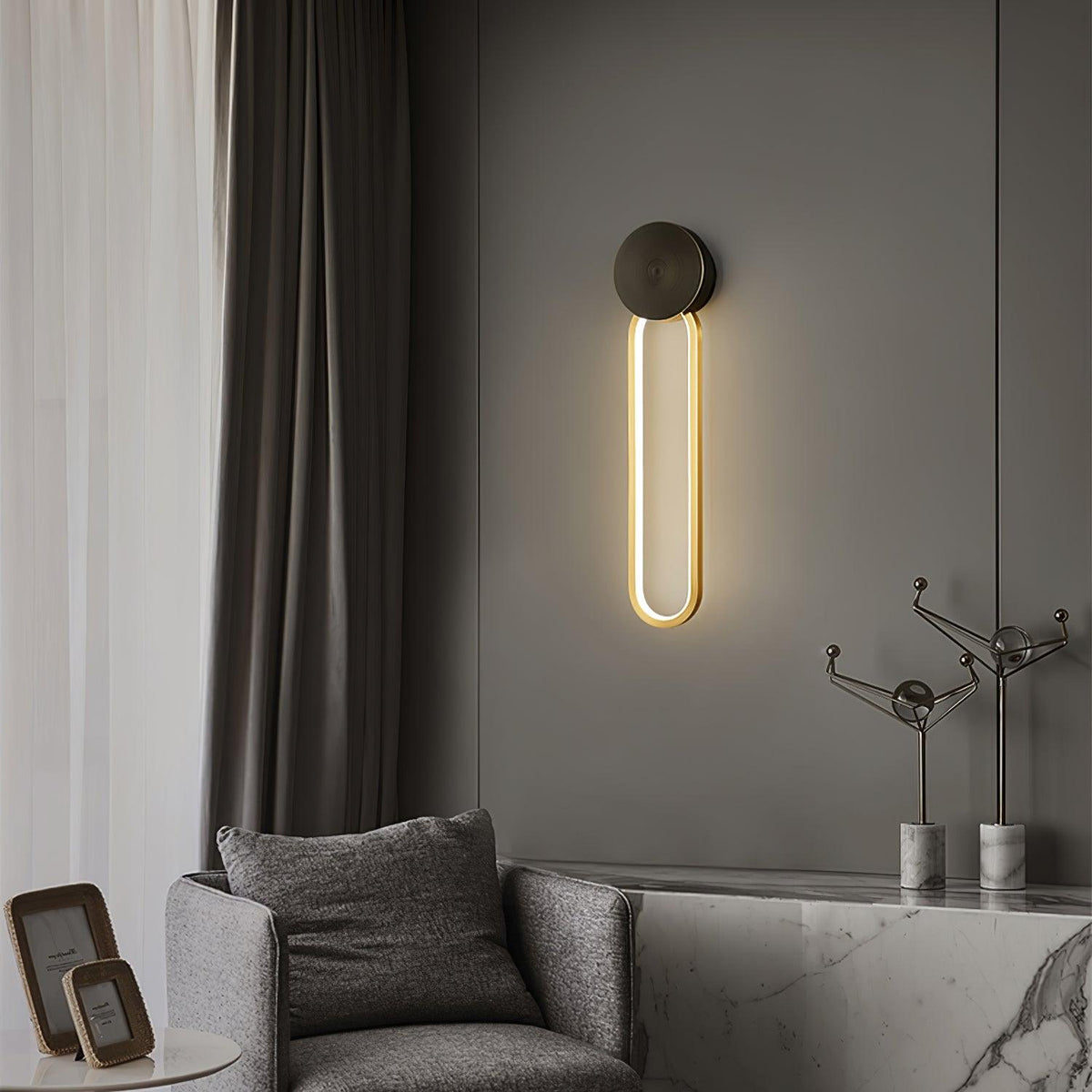 Ervenir minimalistische wandlamp