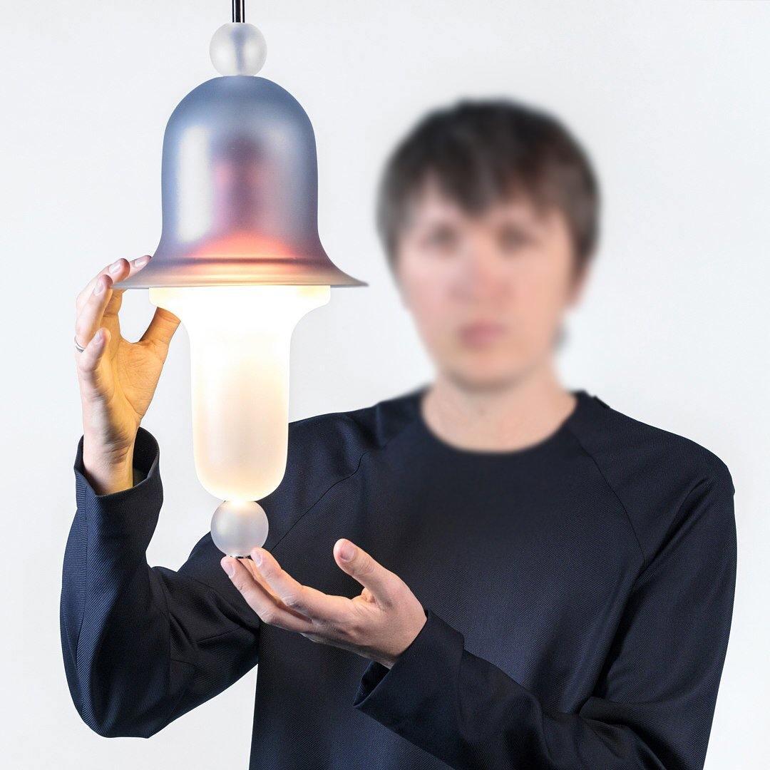 Calaeus Noordse kunst glas hanglamp