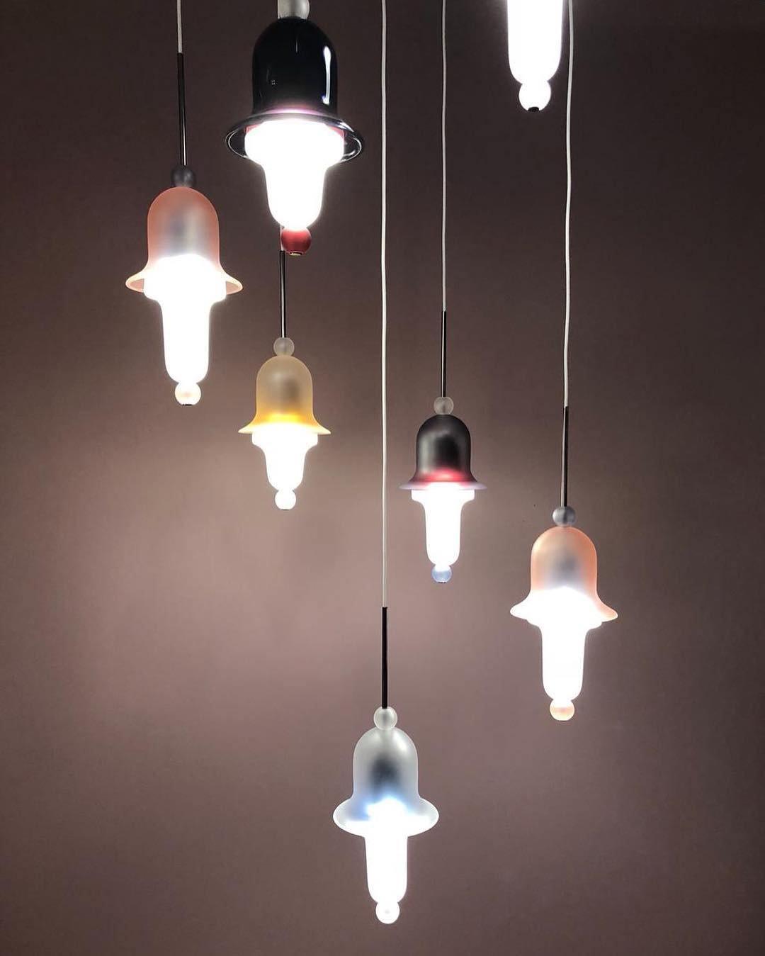 Calaeus Noordse kunst glas hanglamp