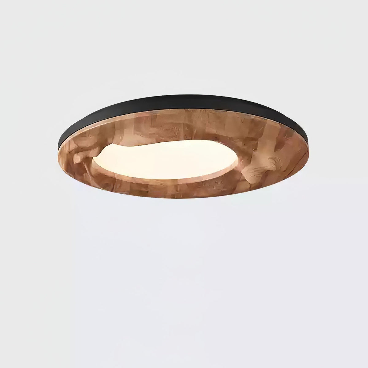 Rinarena plafondlamp houten lijst organisch minimalistisch