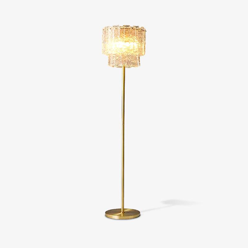 Velaette luxe glas vloerlamp