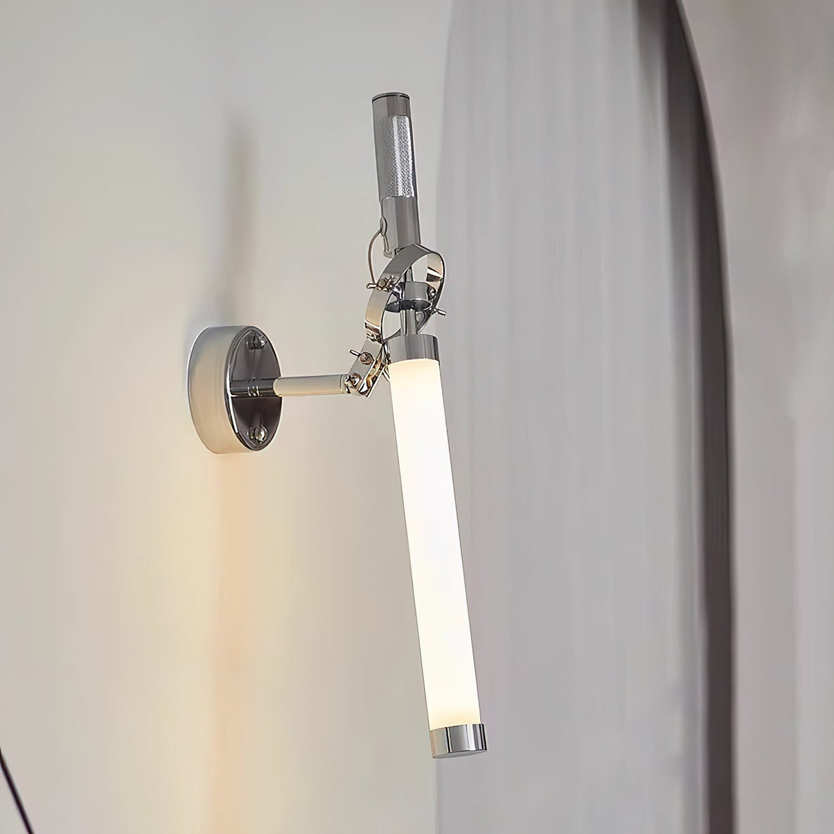 Velerelle wandlamp chroom modern woonkamer | Cielum