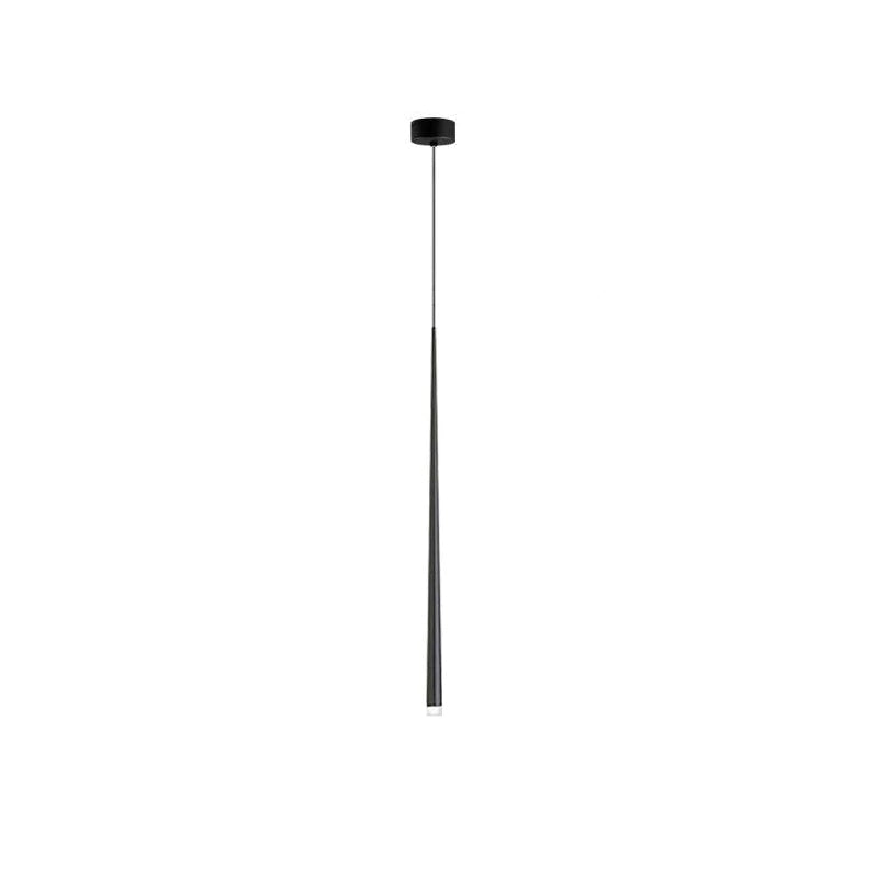 Reveno Kroonluchter Slender Cone Lineair Zwart Minimalistisch