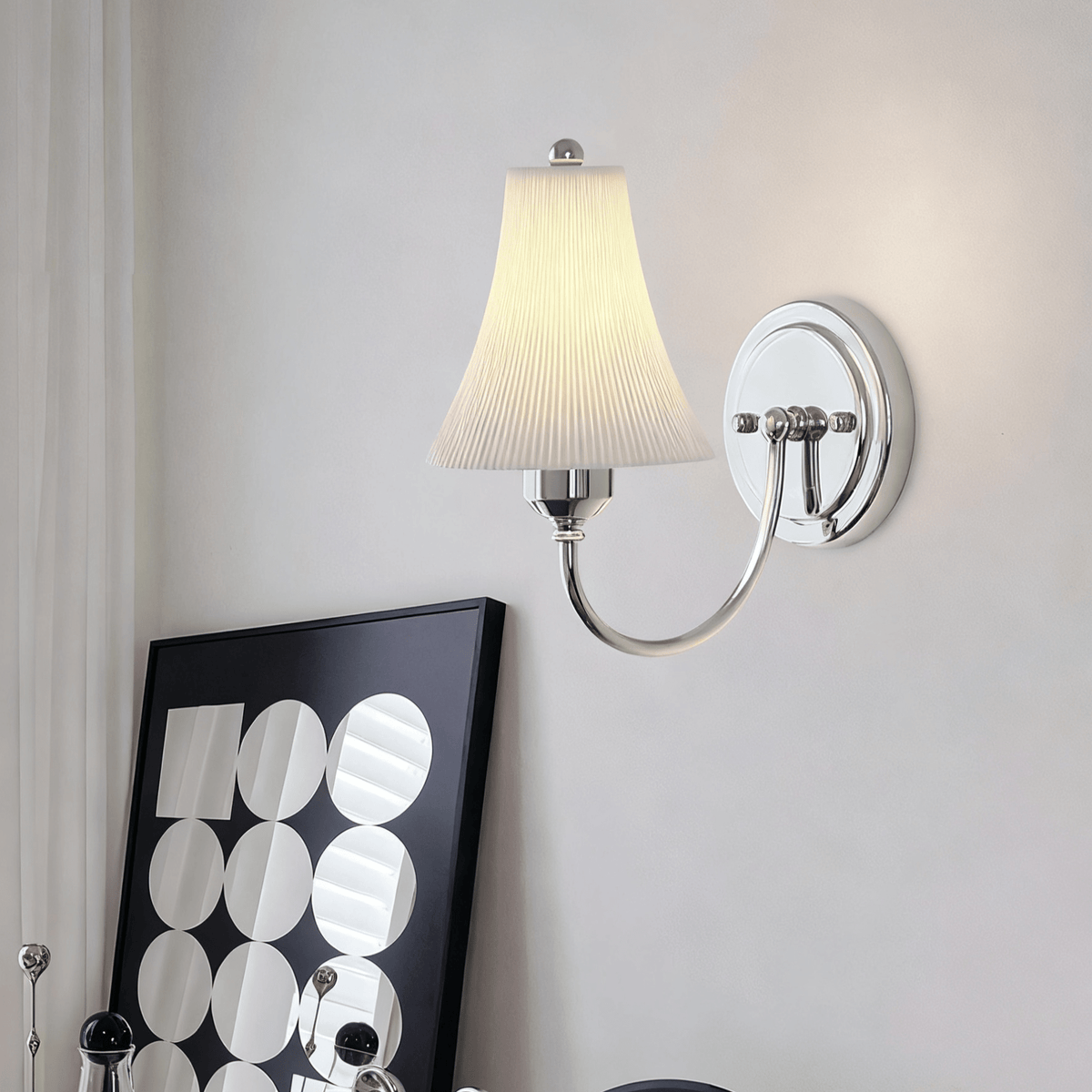Selwyn wandlamp met smalle taille